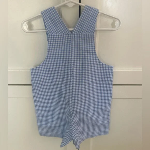 Anavini Blue and White Checked Overalls - Size 18Months - Picture 3 of 3